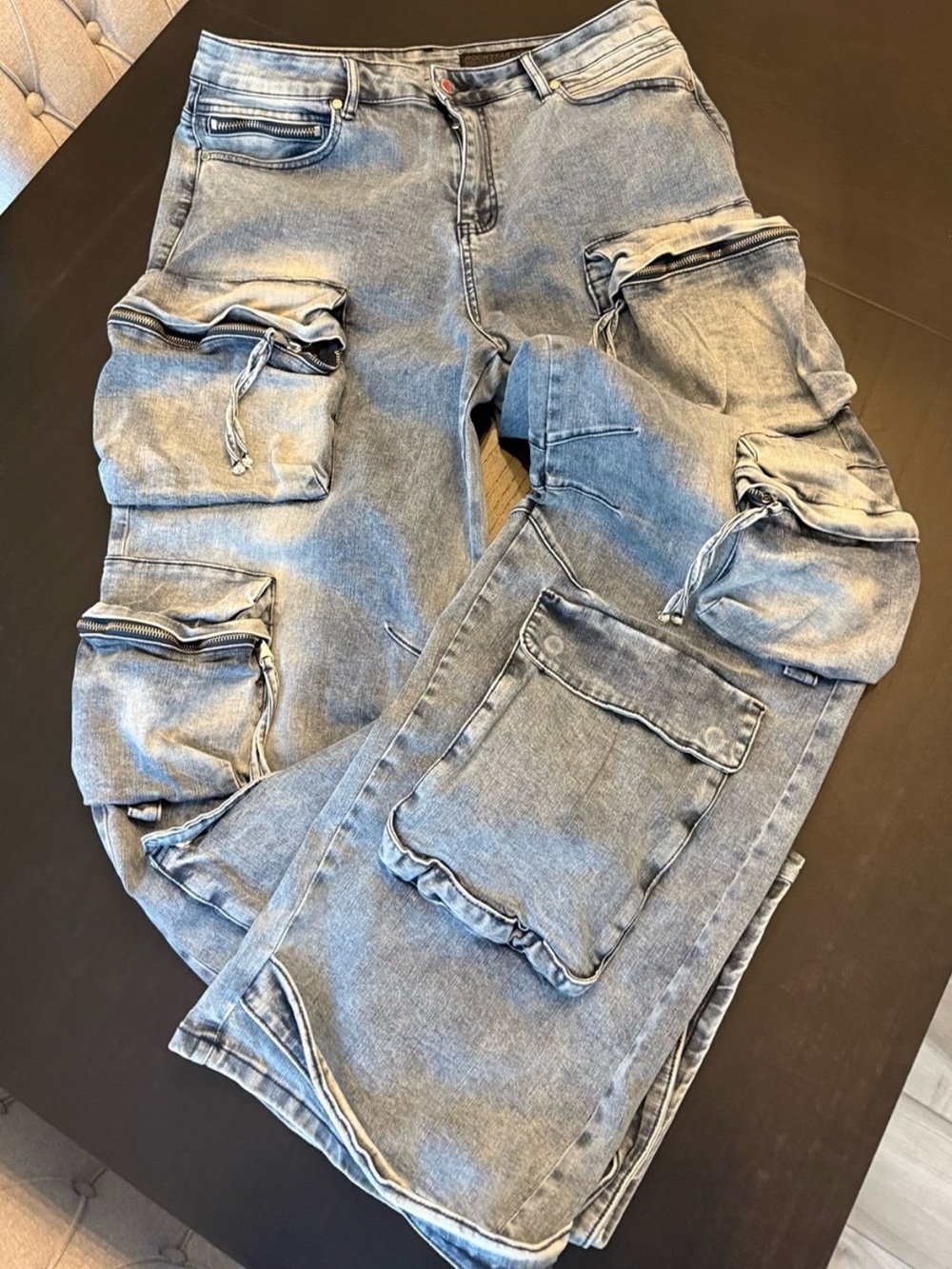 Baggy Denim Cargo Jean - Picture 4 of 11